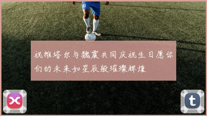 祝维塔尔与魏震共同庆祝生日愿你们的未来如星辰般璀璨辉煌