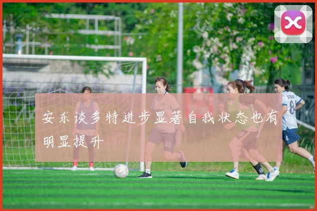 安东谈多特进步显著自我状态也有明显提升